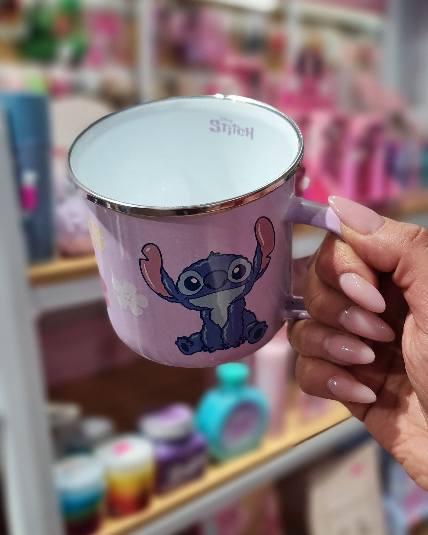 Tazón Metálico Stitch Vibes – 460 ml