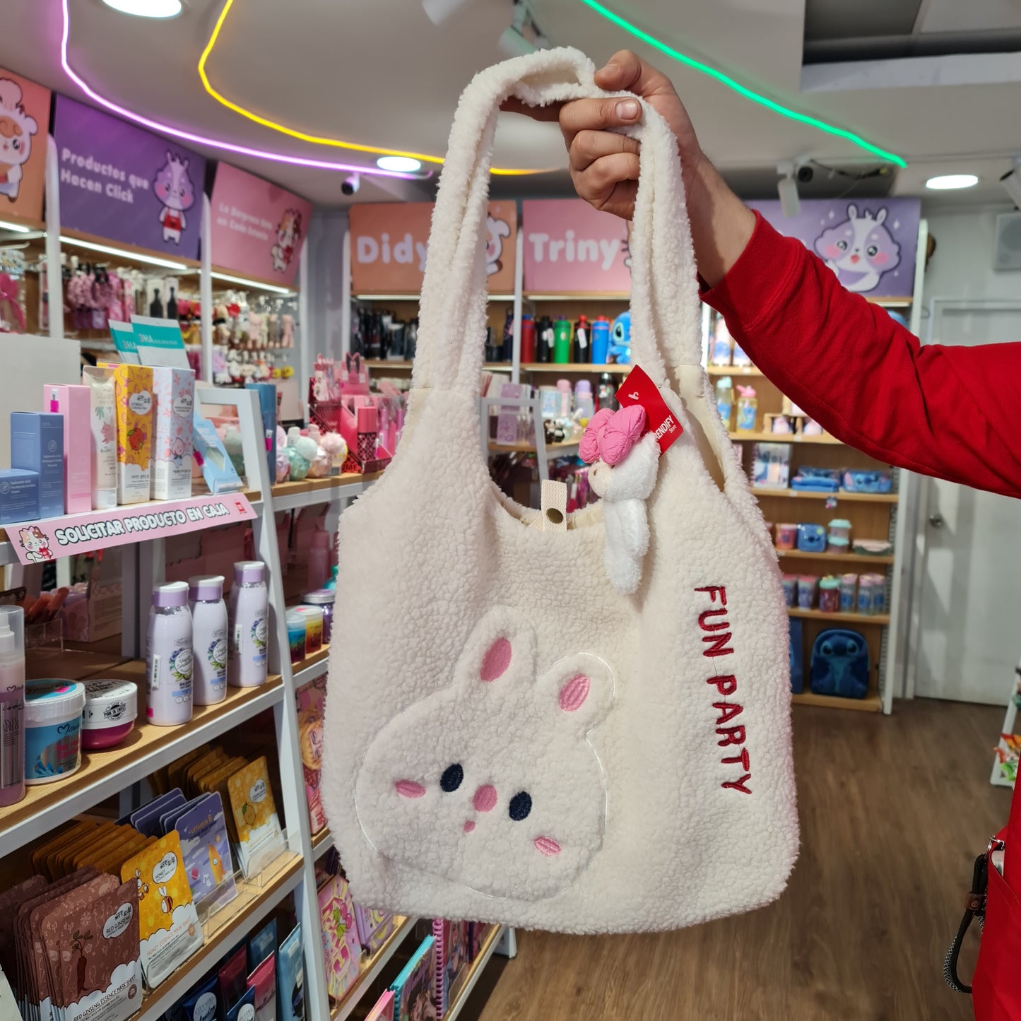 Bolso peluche animales kawaii
