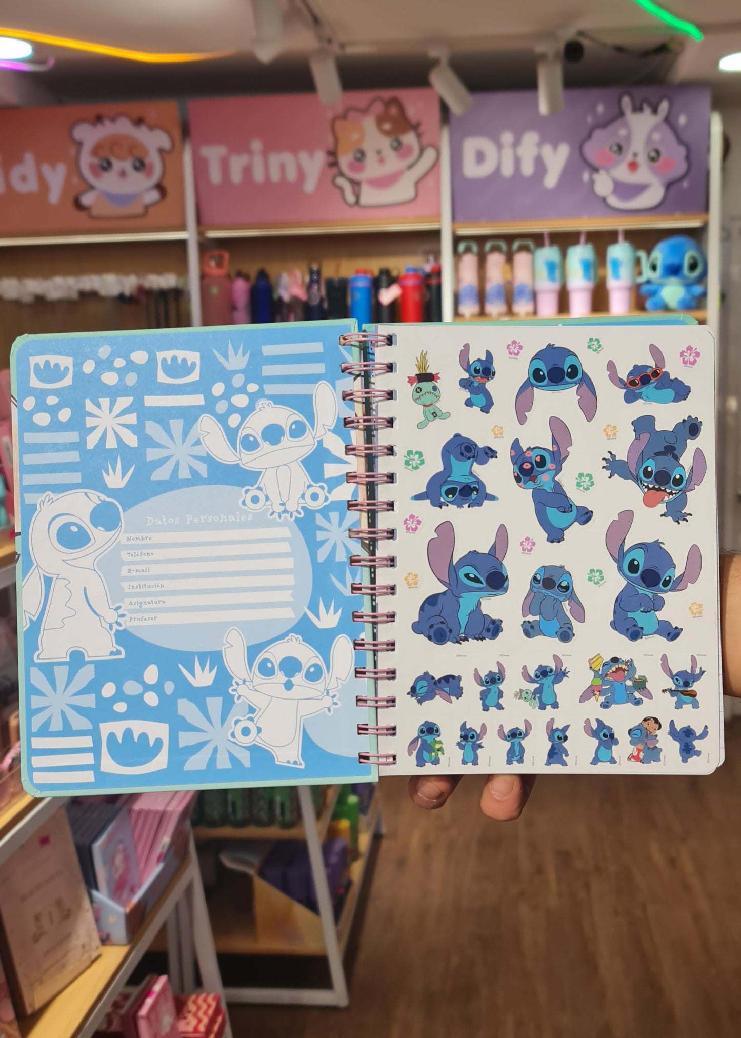 Libreta Espiral Stitch – 90 hojas