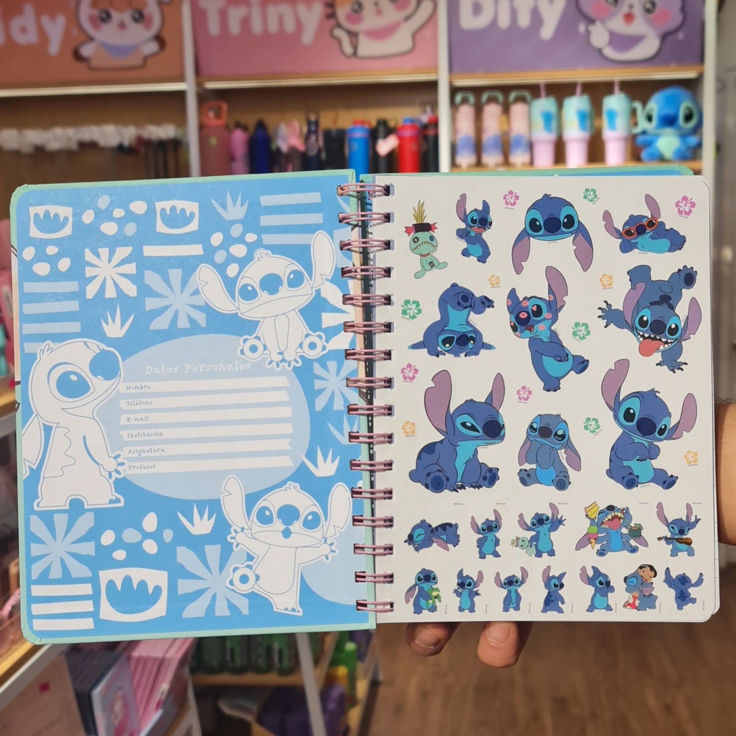 Libreta Espiral Stitch – 90 hojas