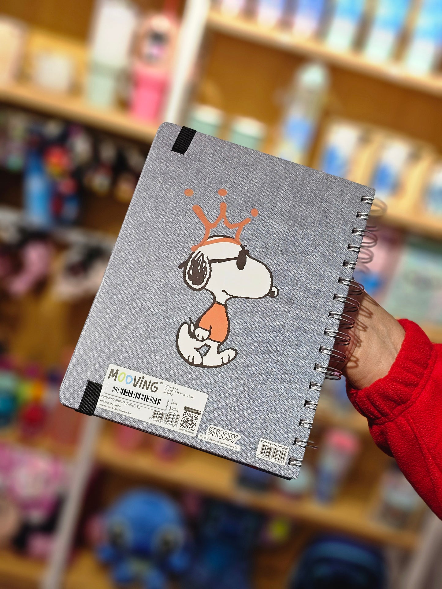 Libreta Snoopy A5 Mooving Nº1