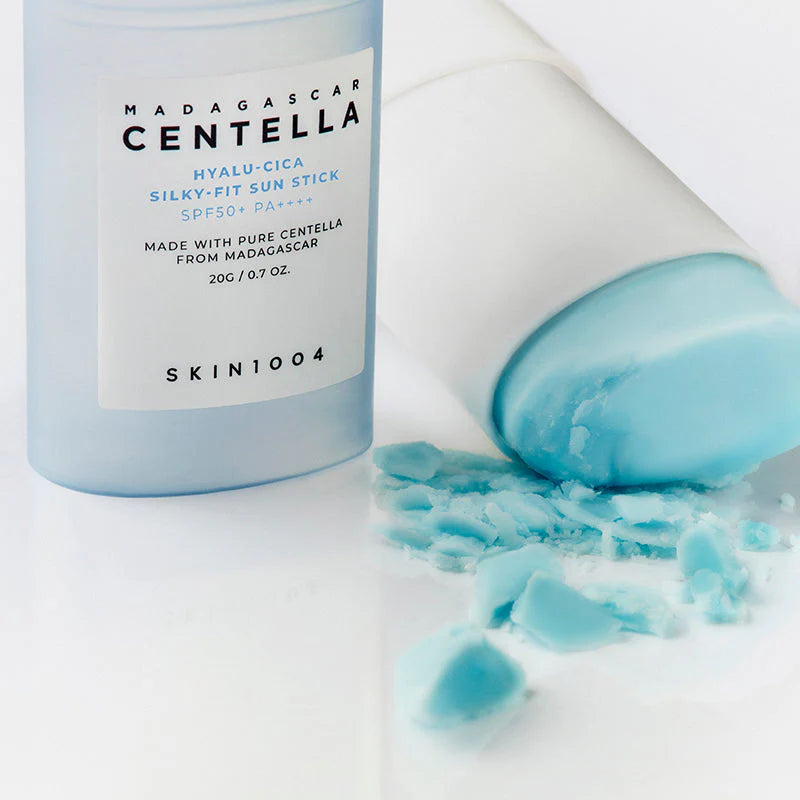 centella hyalu cica silky fit sun stick skin1004 madagascar