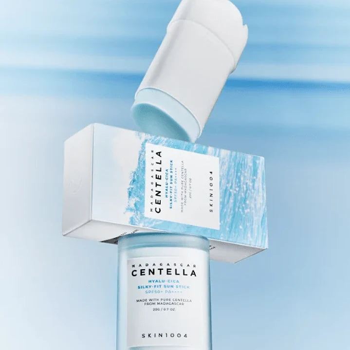 centella hyalu cica silky fit sun stick skin1004 madagascar