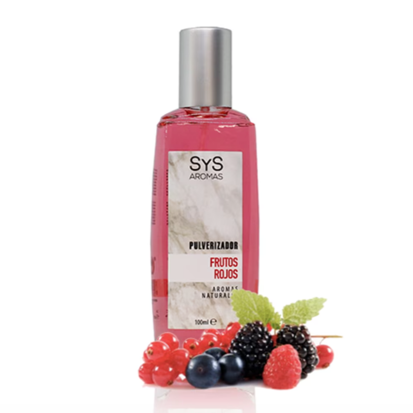 Ambientador Pulverizador Mármol SyS Frutos Rojos 100ml