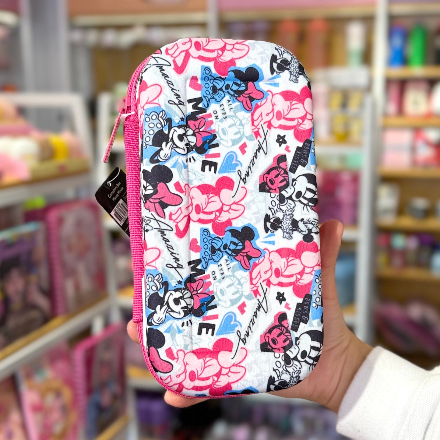 Estuche Minnie con Brillo