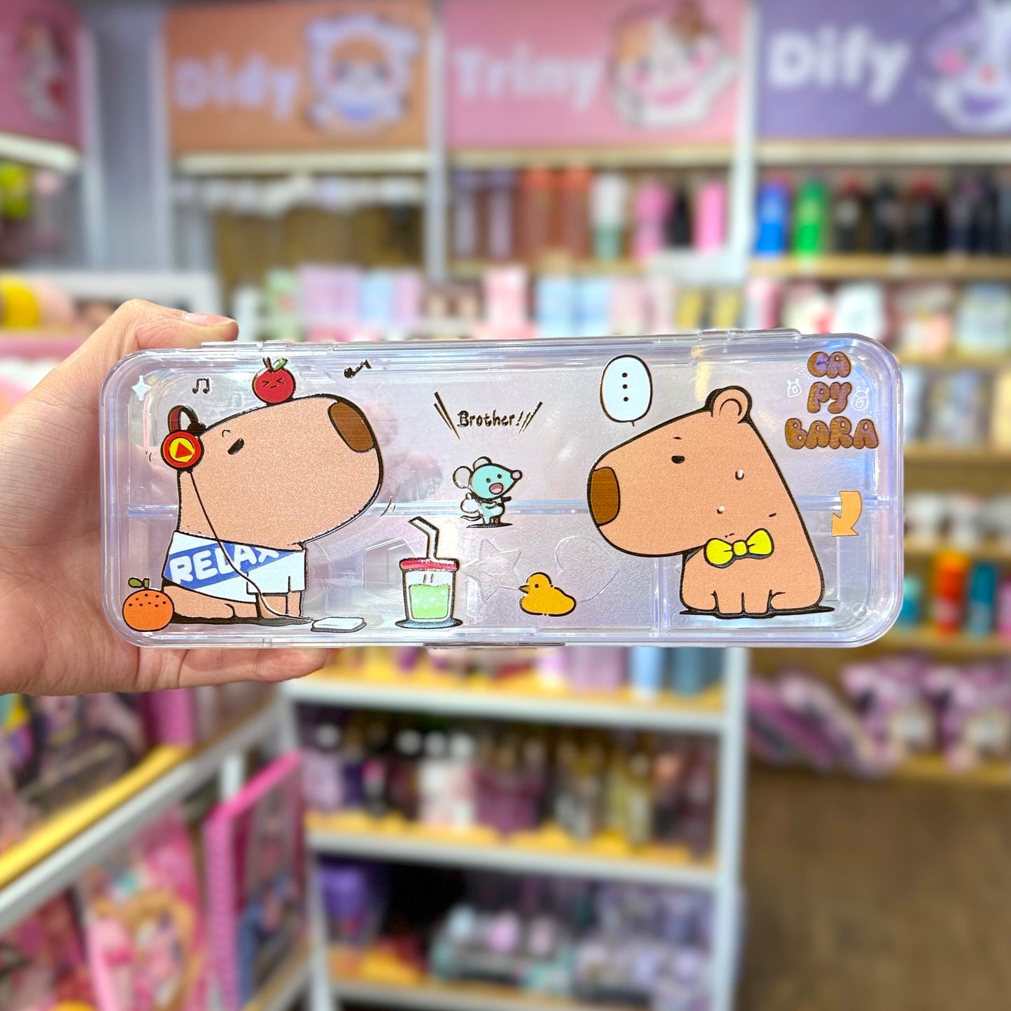 Estuche Capibara Transparente