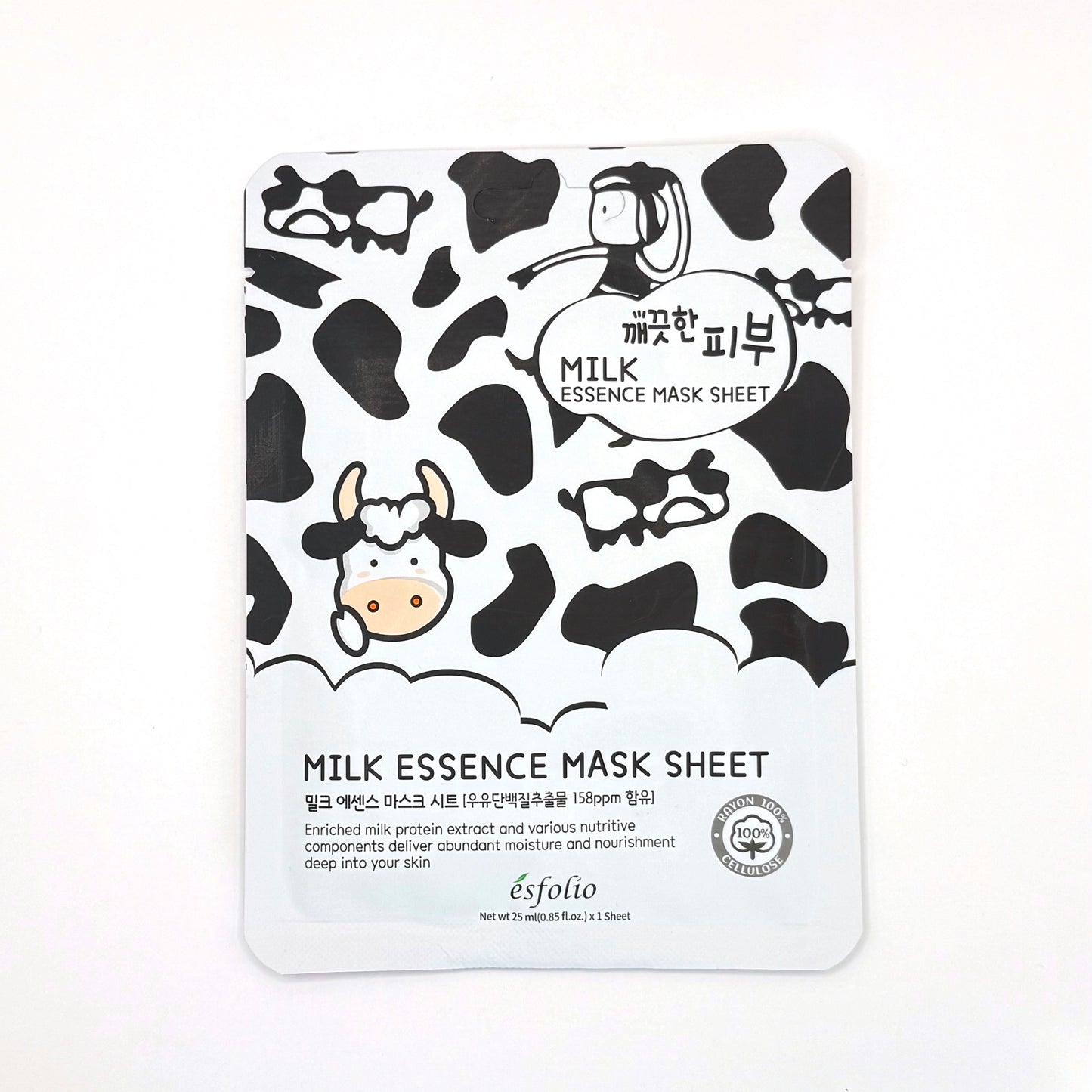 Mascarilla Facial Esfolio Milk Essence 🐄✨