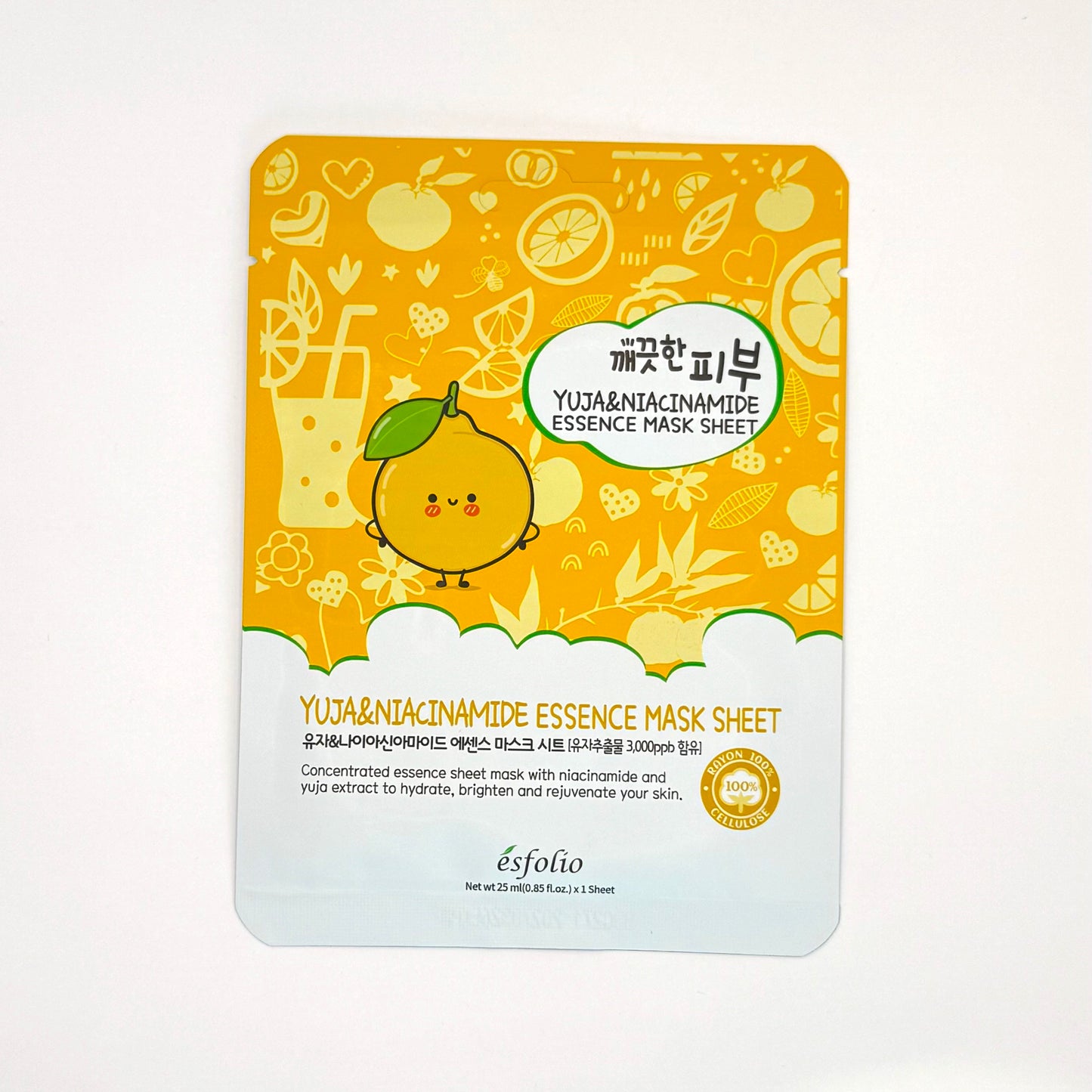 Mascarilla Facial Yuja & Niacinamide 🍋✨