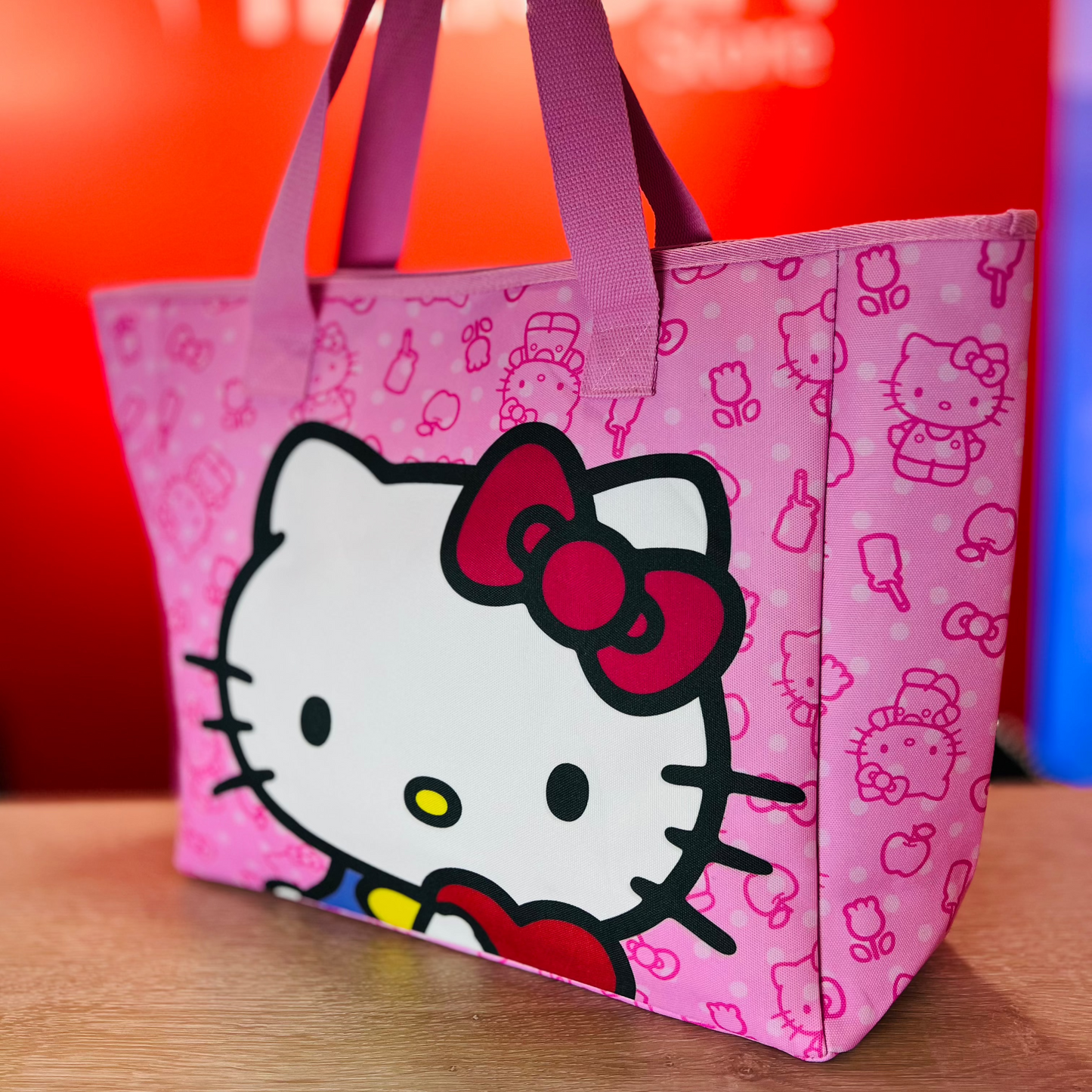Bolso Hello Kitty Grande con Bolsillos externos