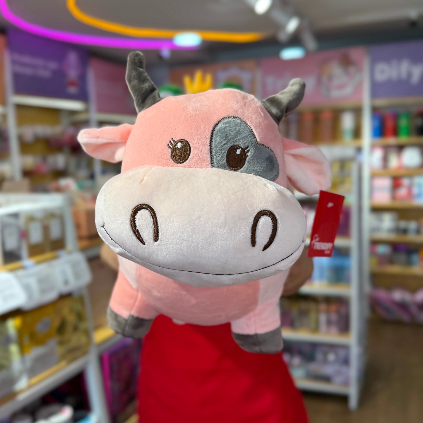Peluche Vaca Rosada