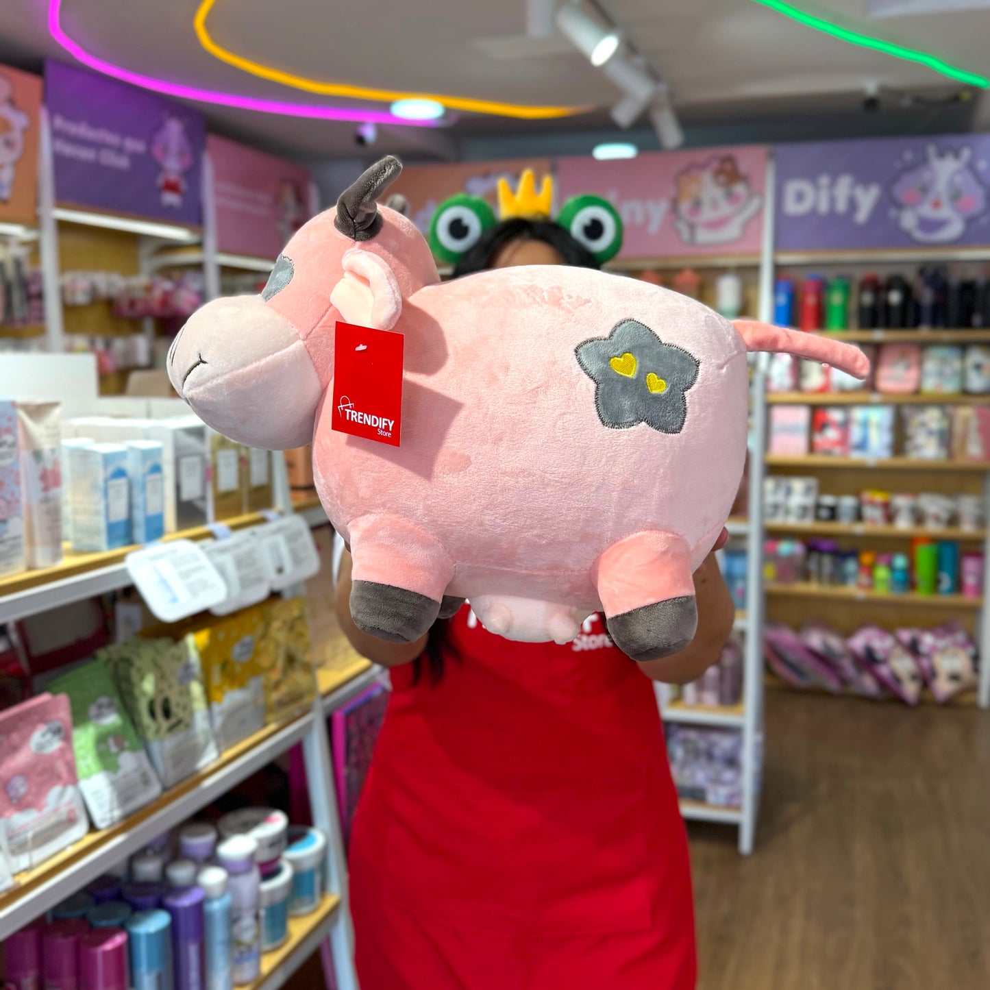 Peluche Vaca Rosada