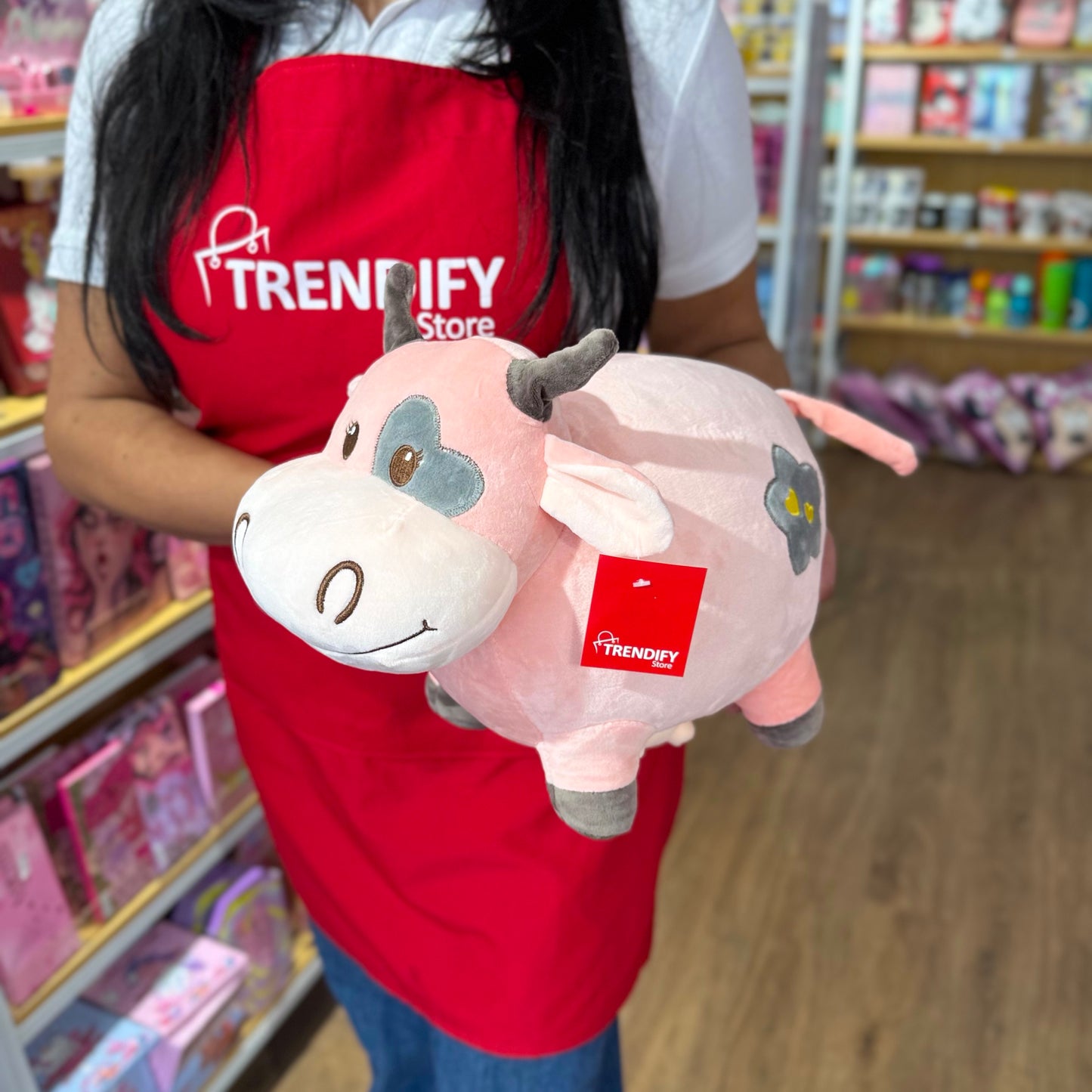 Peluche Vaca Rosada
