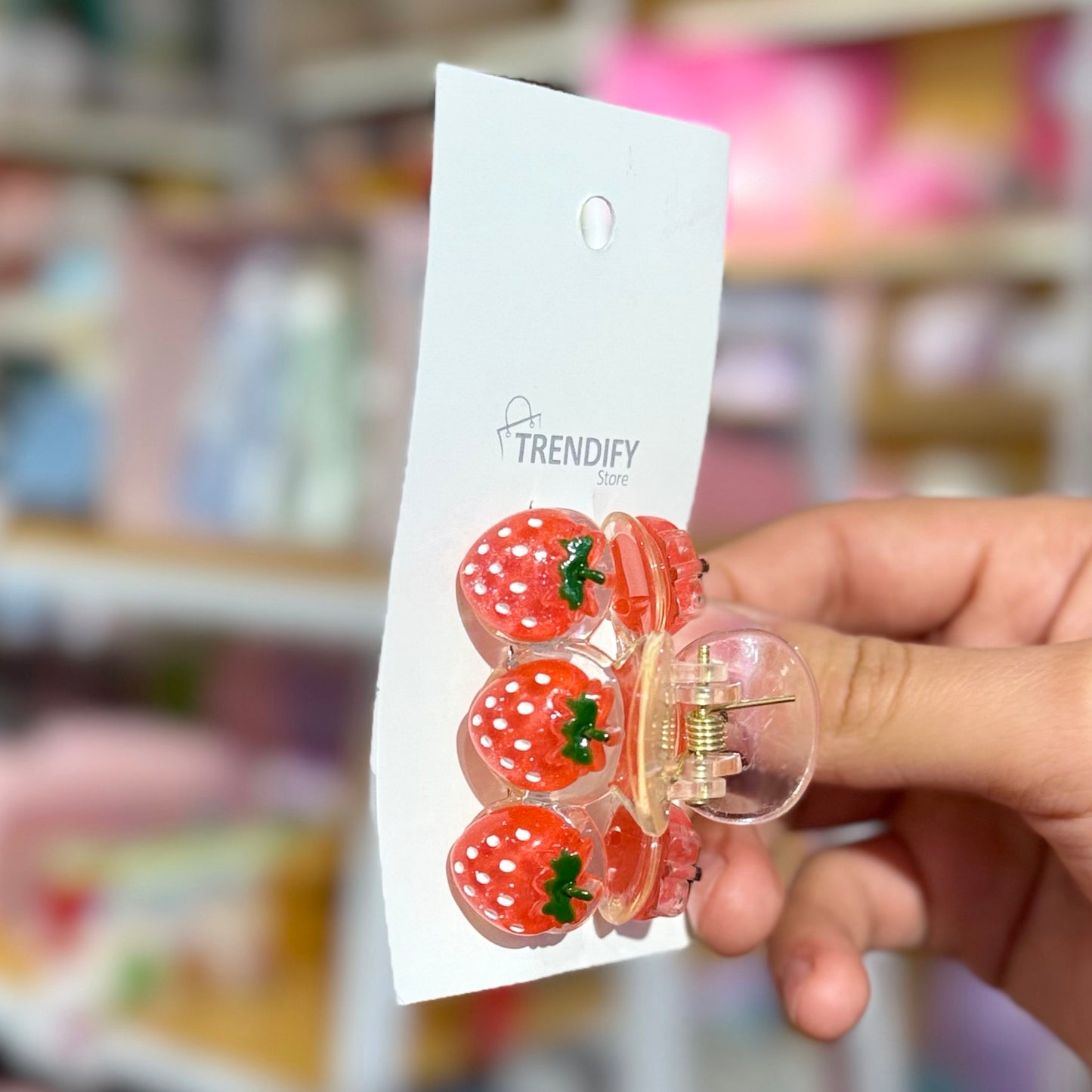 Pinza Para Pelo De Frutilla