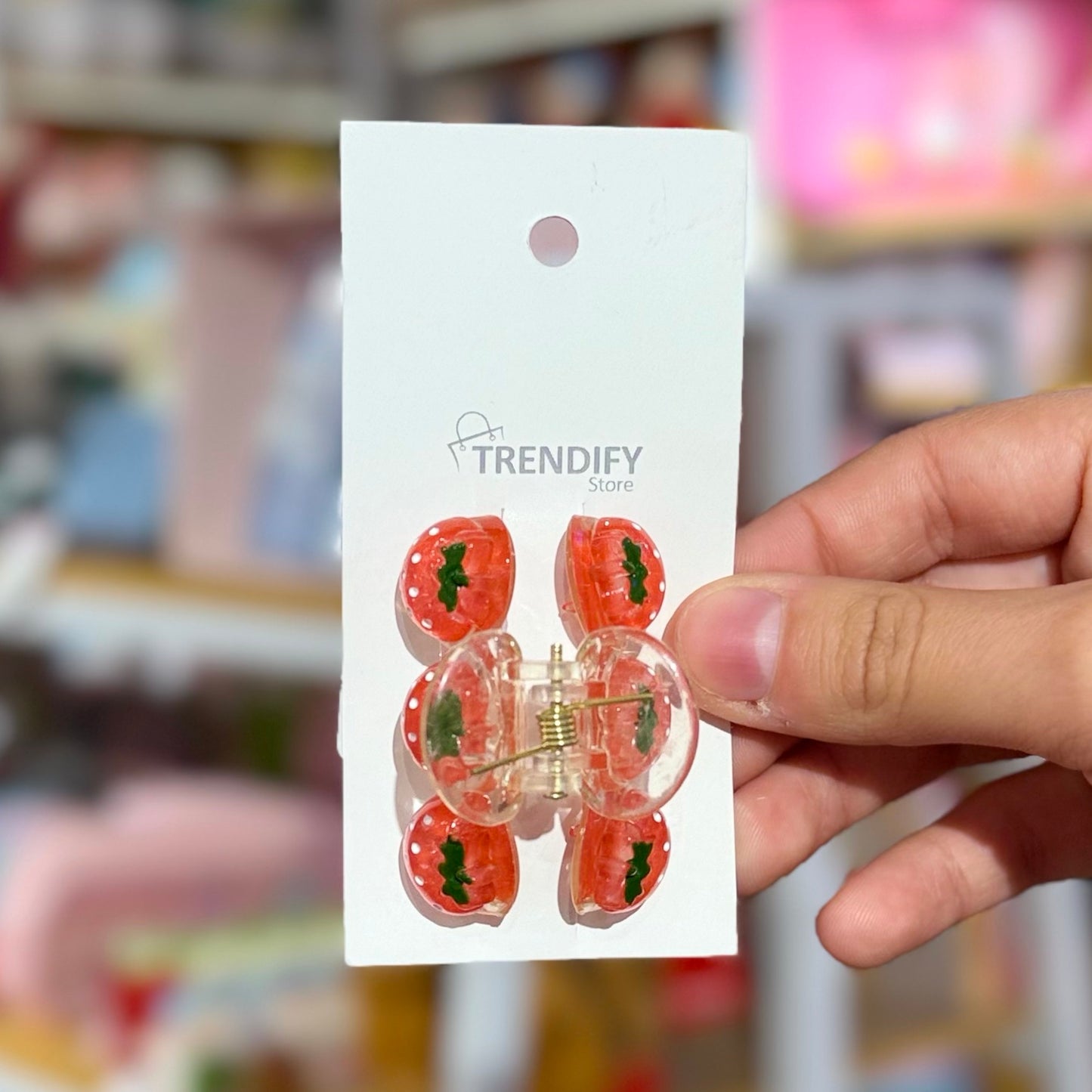 Pinza Para Pelo De Frutilla