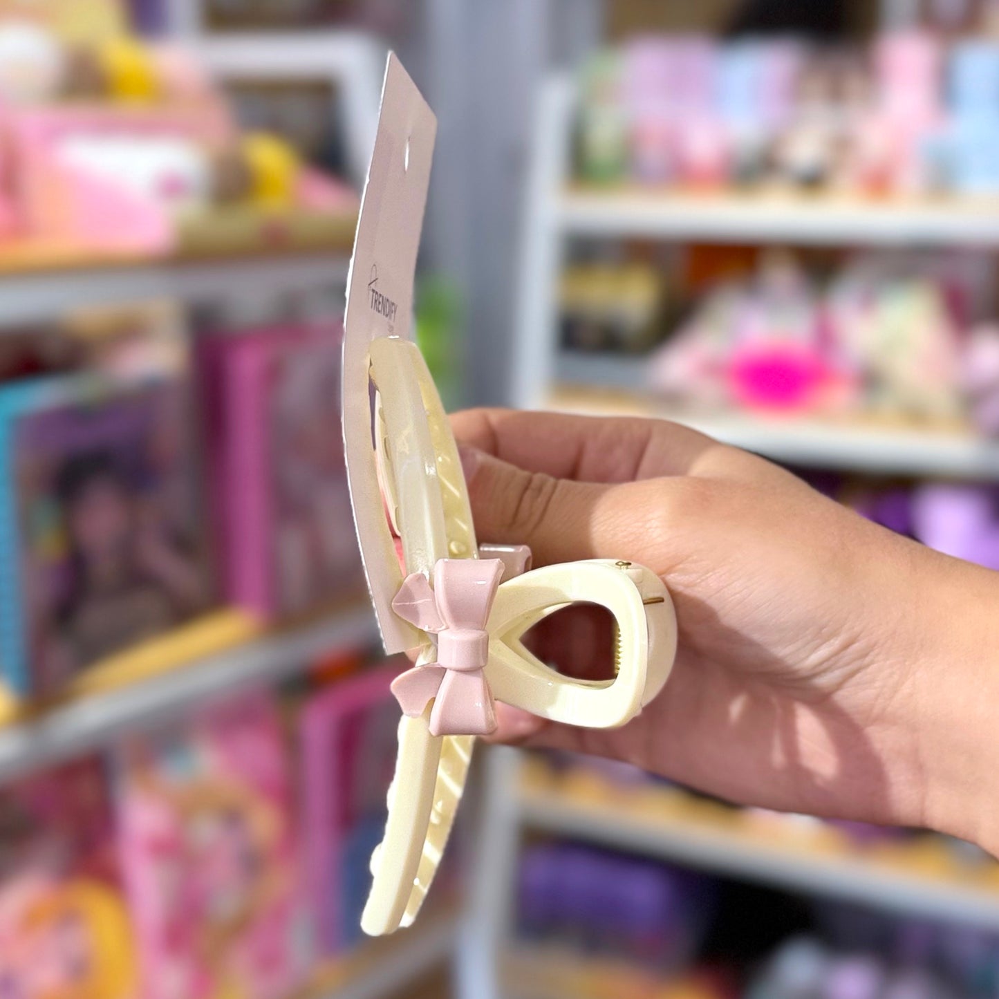 Pinza De Pelo Blanca