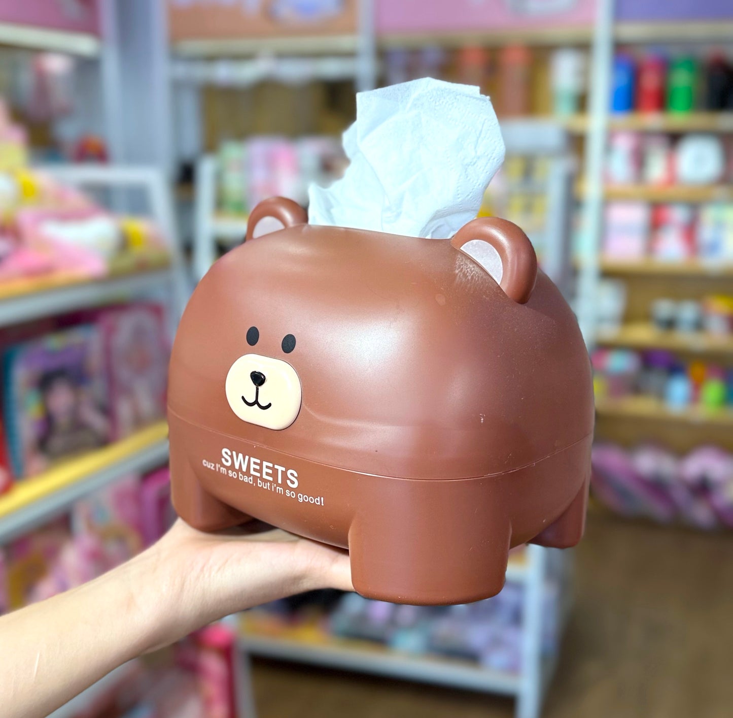 Porta Pañuelos Kawaii Oso