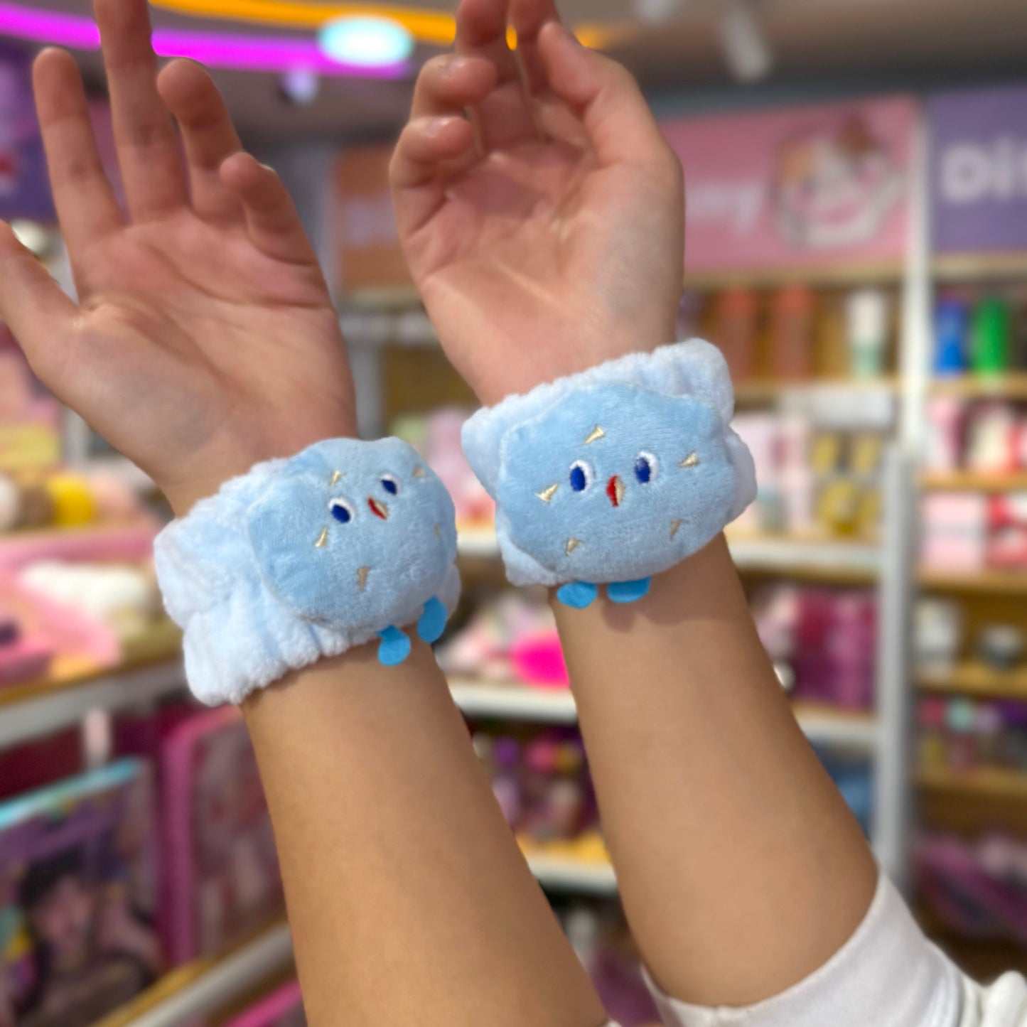Muñequeras Kawaii de Absorción de Agua