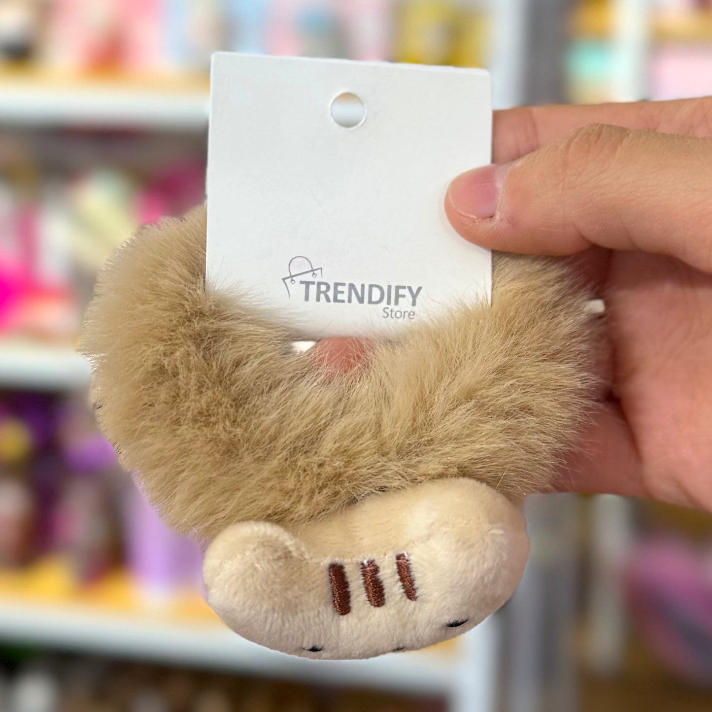 Scrunchie Gatito Café