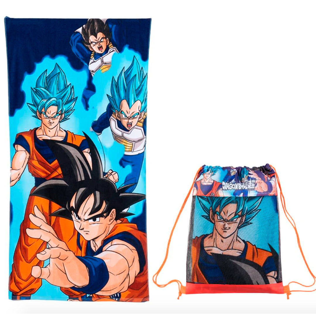 Toalla de Playa Dragon Ball + Bolso