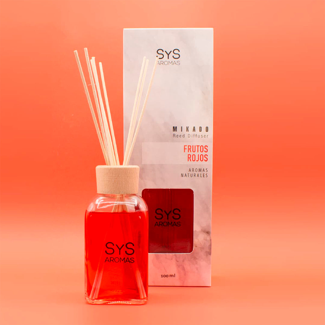 Pack de Aromatizantes Frutos Rojos – Difusores y Pulverizador