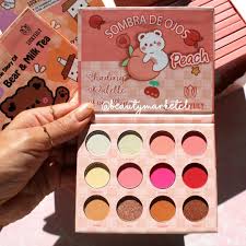 Paleta Sombra de Ojos Kawaii Lucky Lily Peach