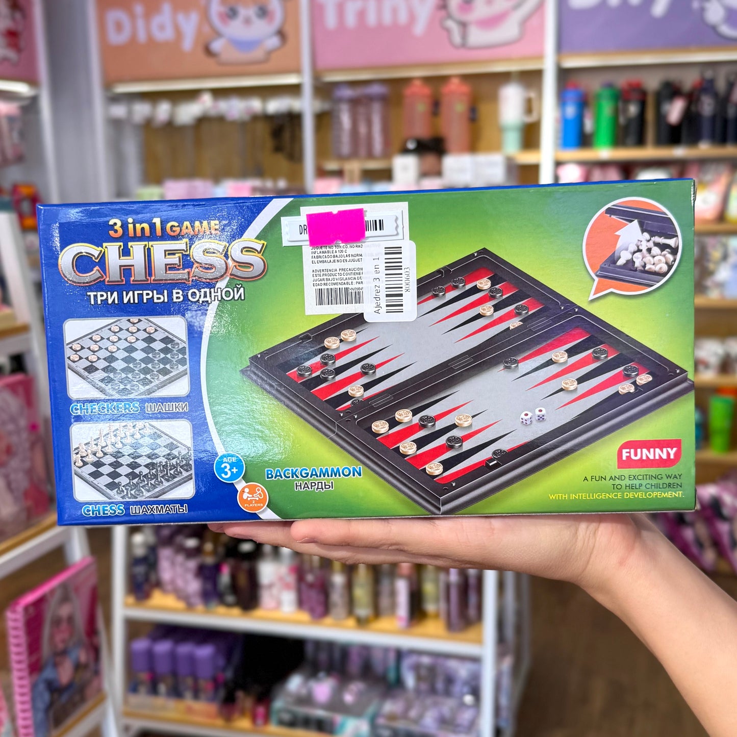 Juego de Mesa 3 en 1