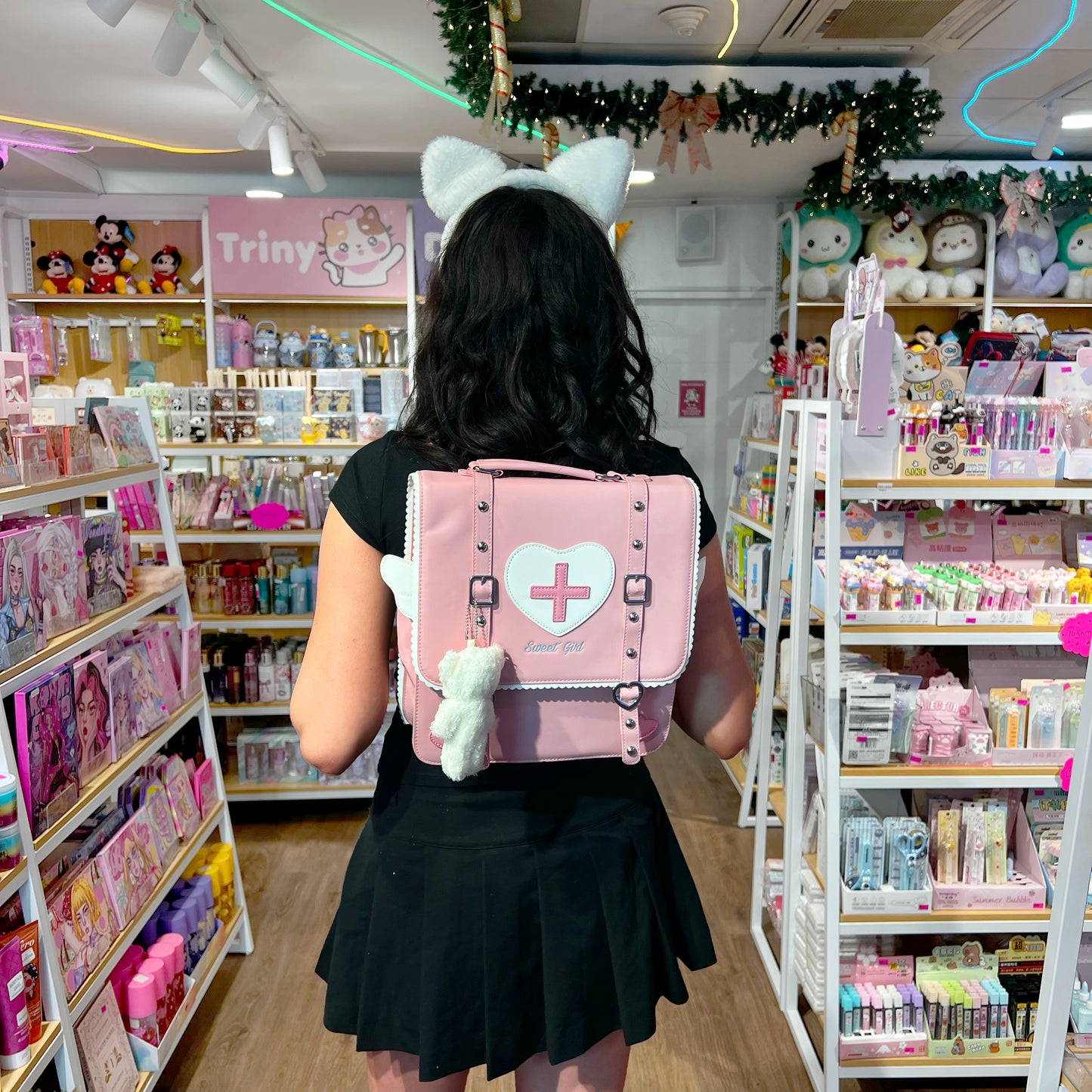 Mochila Enfermera Kawaii Rosada