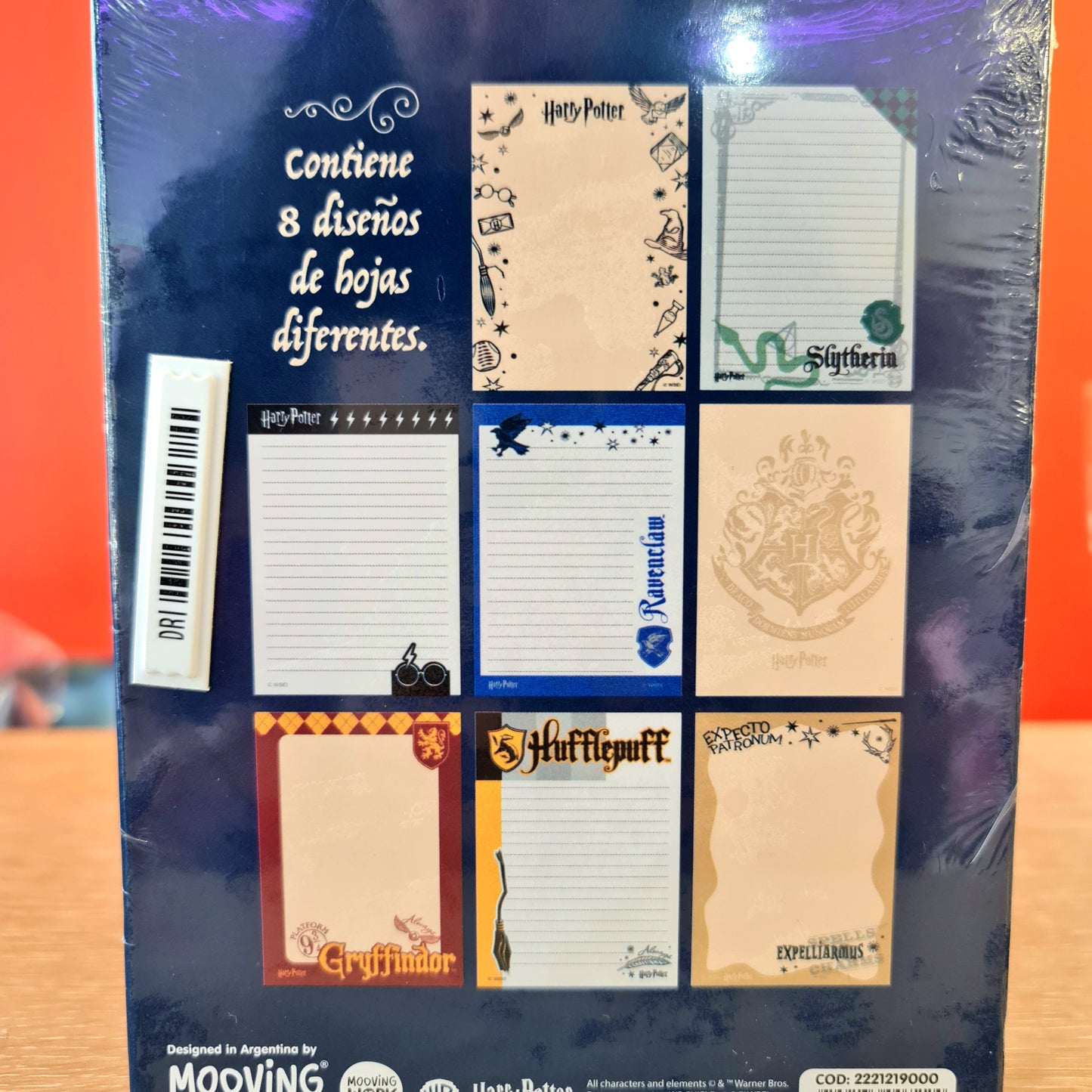 Block de notas Harry Potter