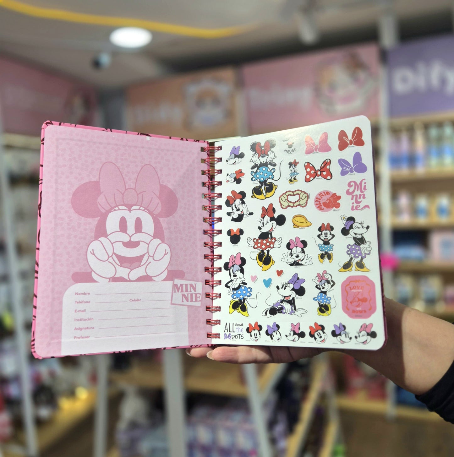 Libreta de Minnie Disney