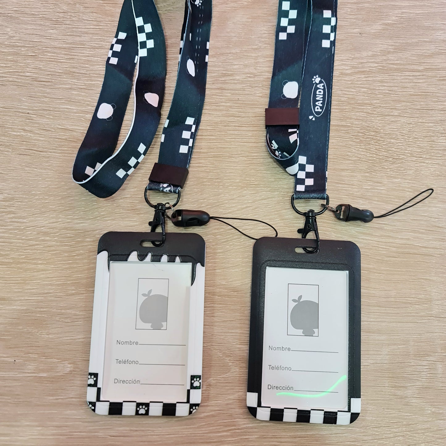 Lanyard con Porta credencial Panda