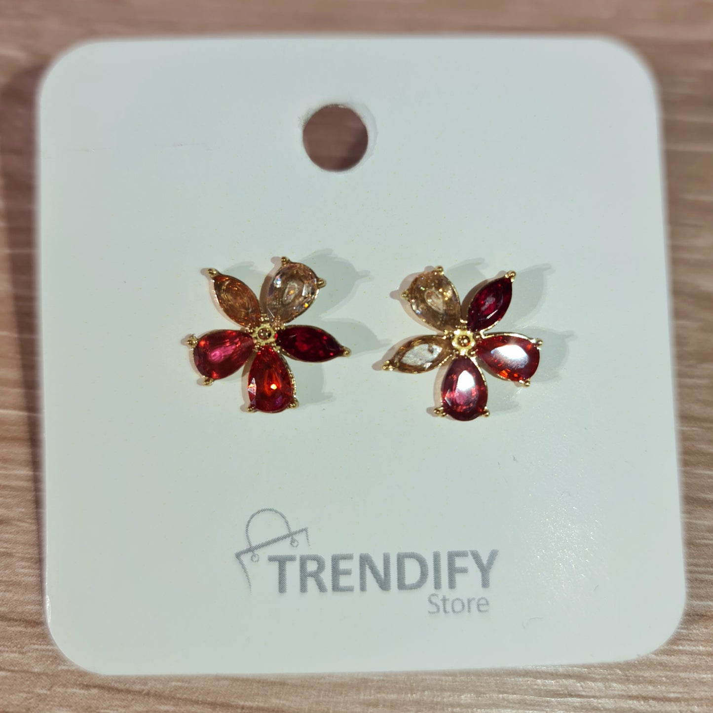 Aros Flor acero inoxidable