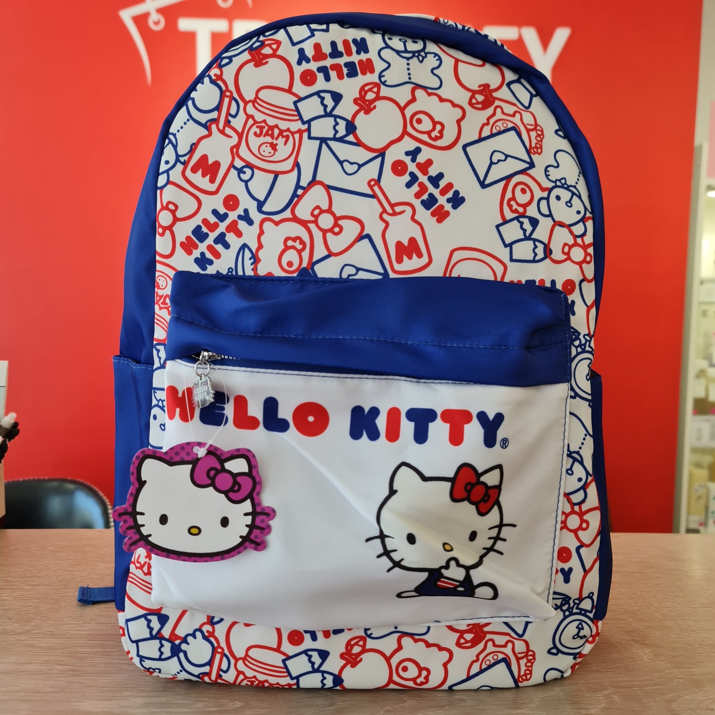 Mochila Hello Kitty azul