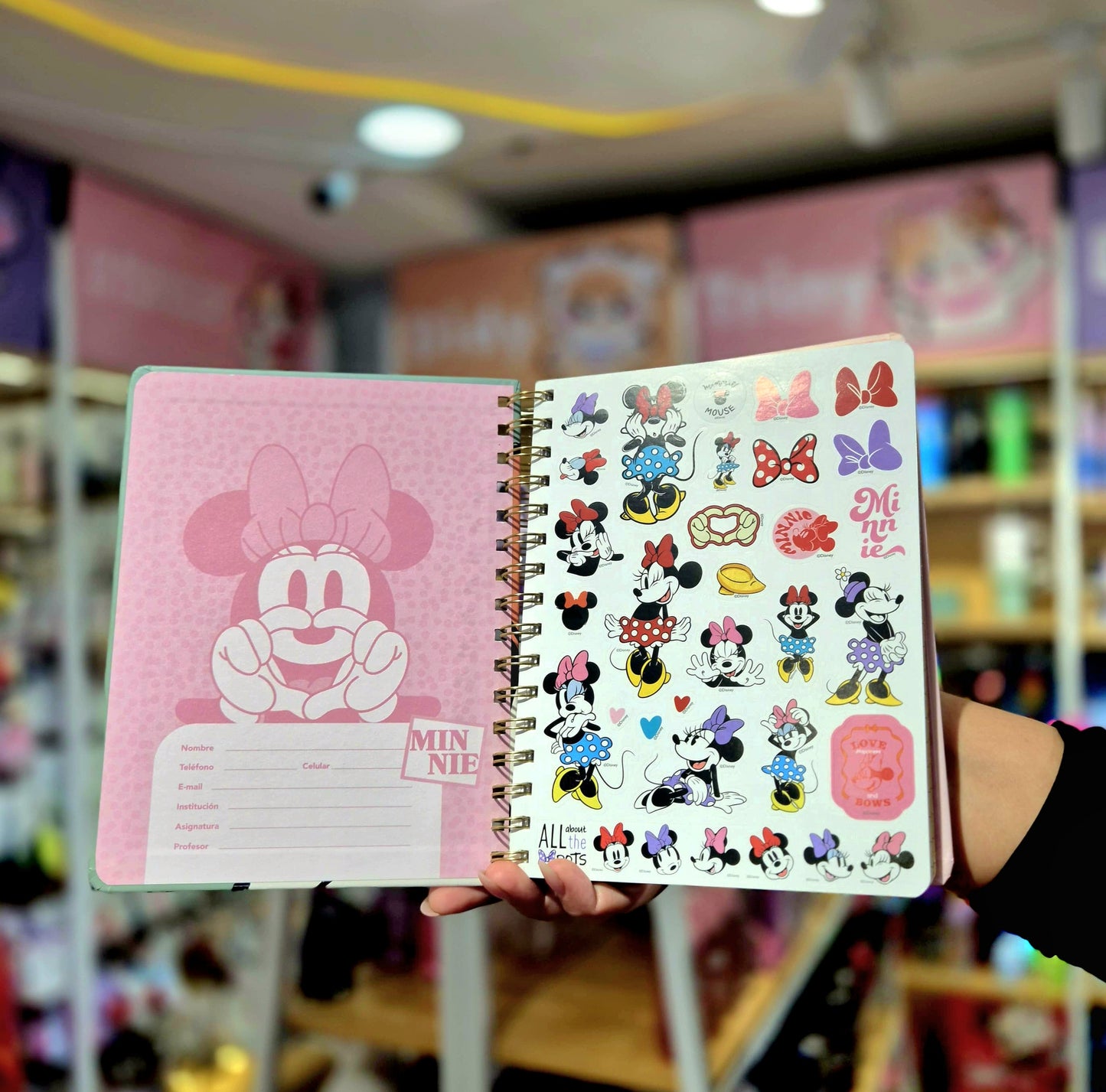 Libreta Minnie Disney