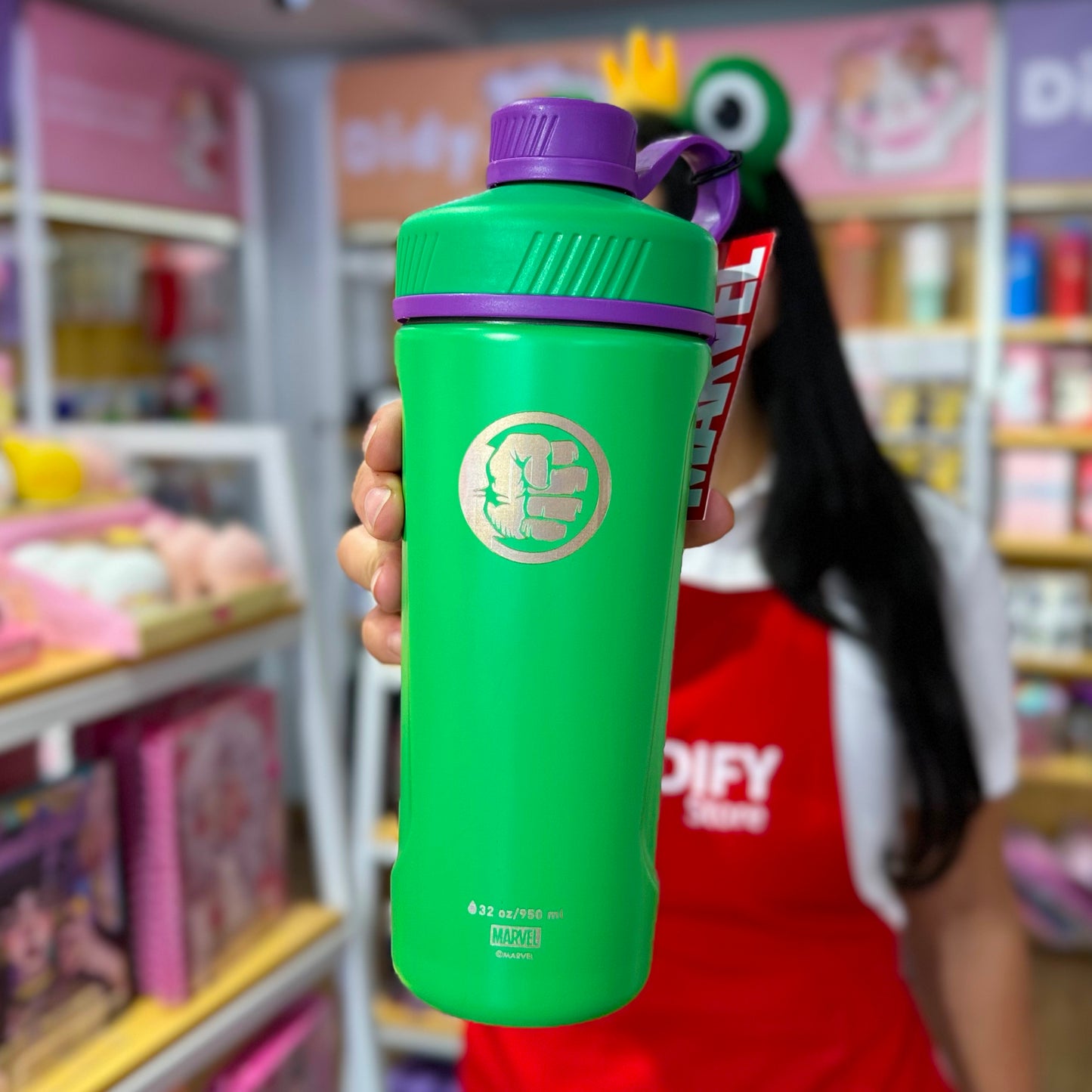 Botella Shaker Hulk