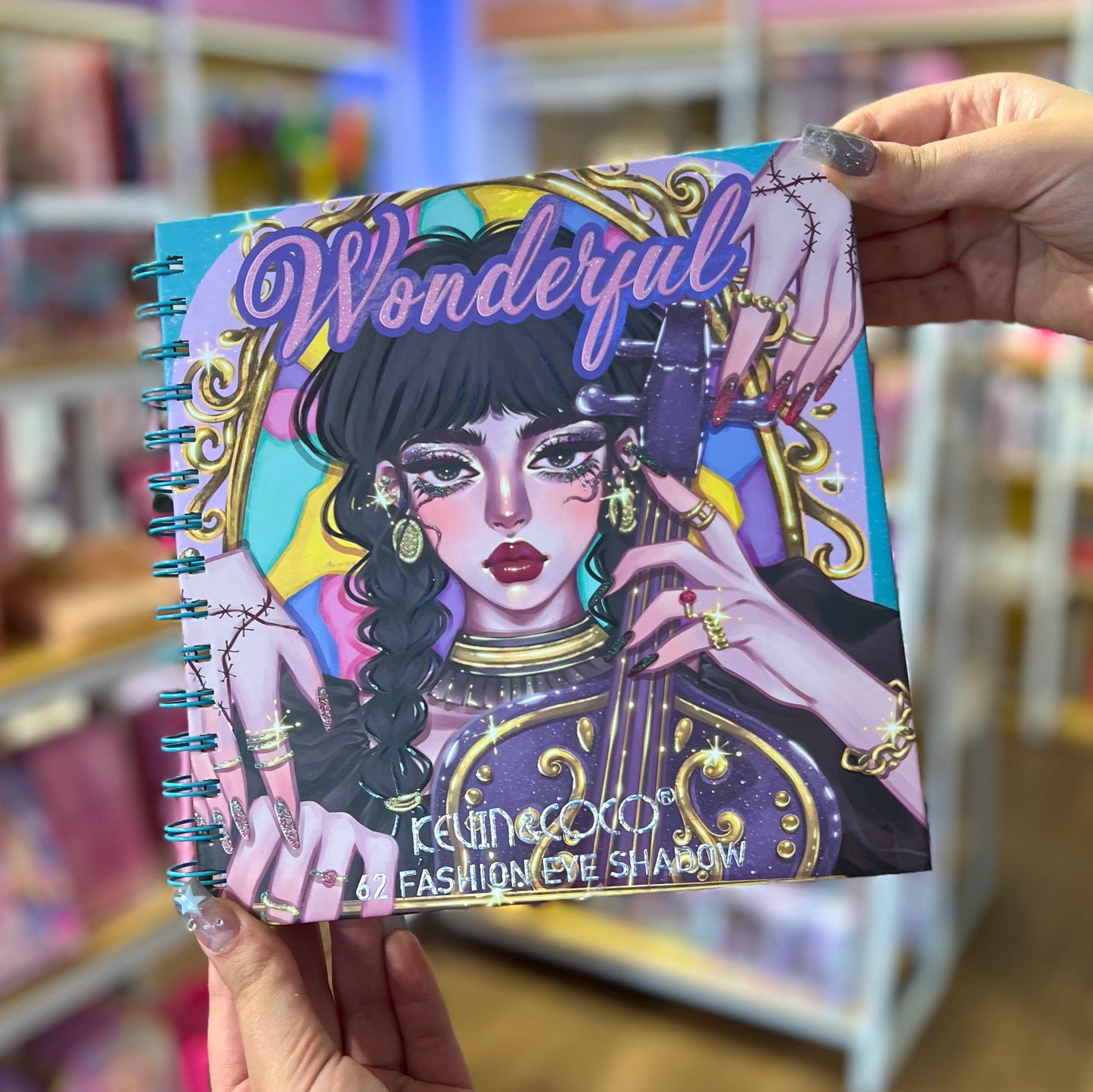 Paleta de Sombras Kevin & Coco "Wonderful" 62 Colores