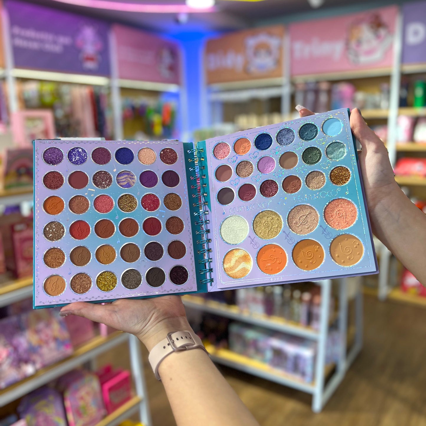 Paleta de Sombras Kevin & Coco "Wonderful" 62 Colores