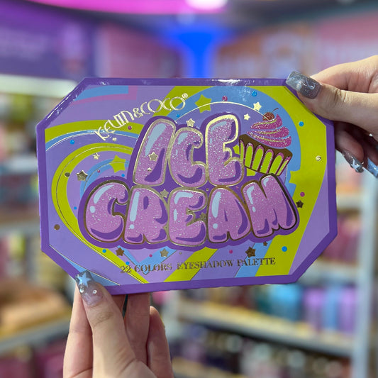 Paleta de Sombras Kevin & Coco "Ice Cream" - 22 Colores