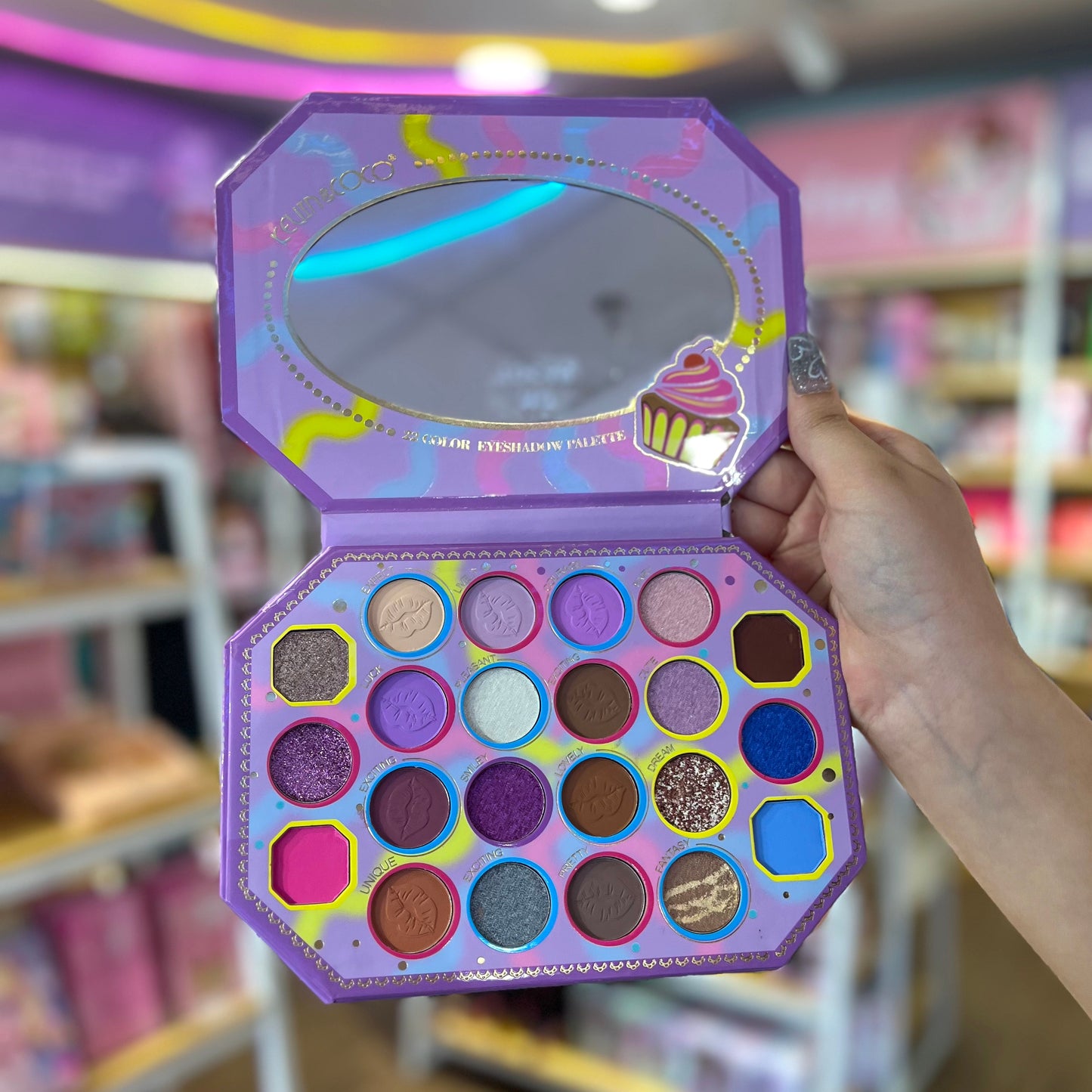 Paleta de Sombras Kevin & Coco "Ice Cream" - 22 Colores