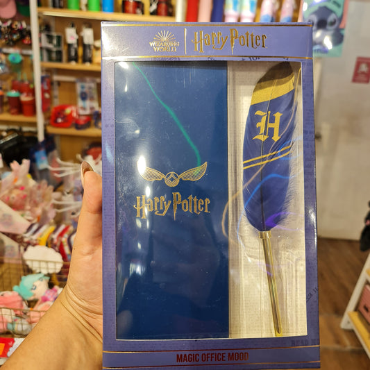 Set cuaderno y Pluma Harry Potter