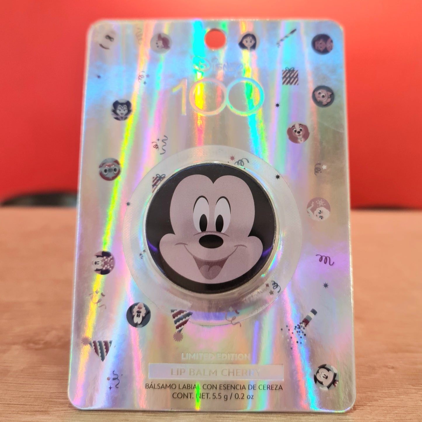Bálsamo labial Cherry Mickey Disney 100 años