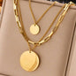 Collar Acero Inoxidable Tres capas