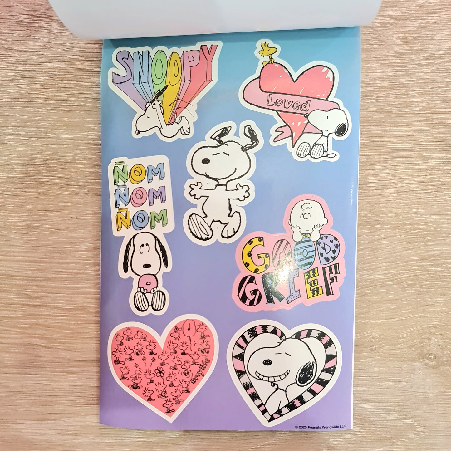 Block de stickers Snoopy