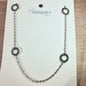 Collar plateado largo Acero Inox
