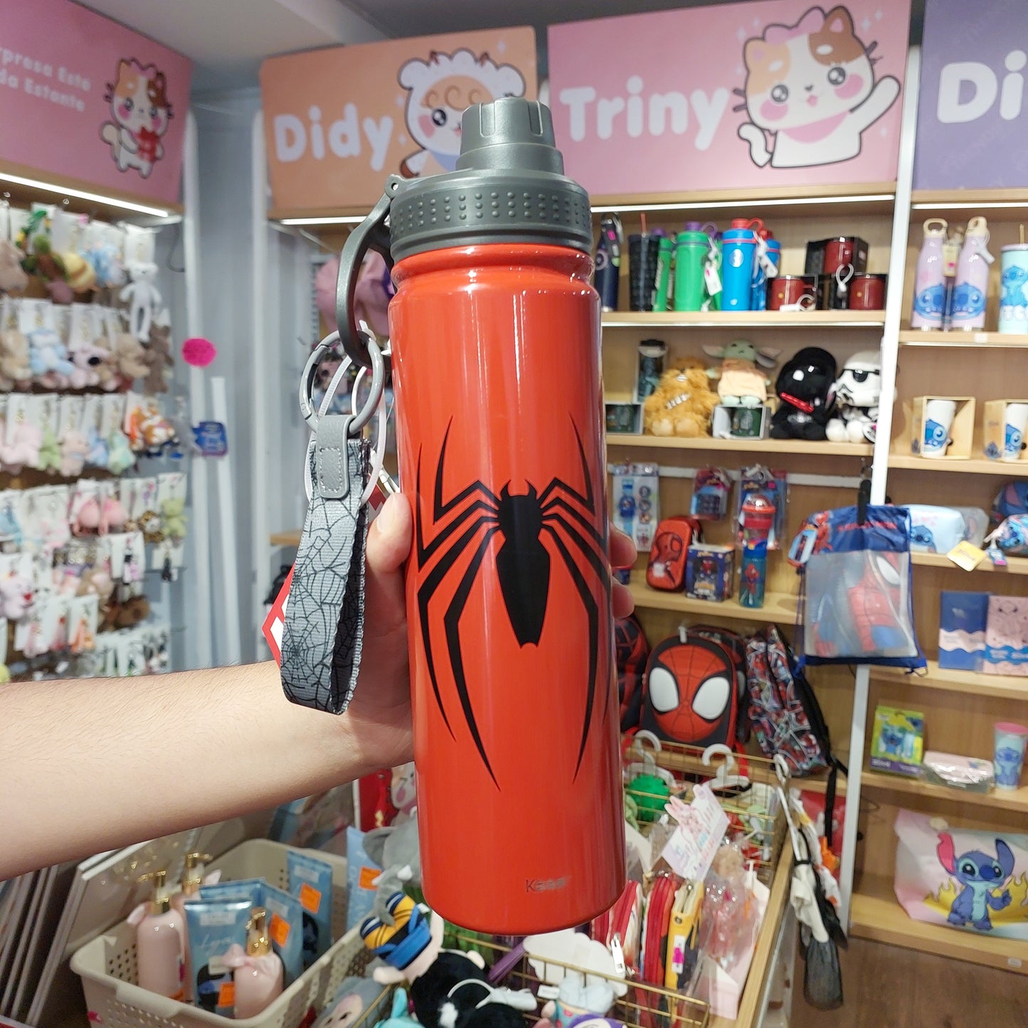 Botella Vaccum Spiderman