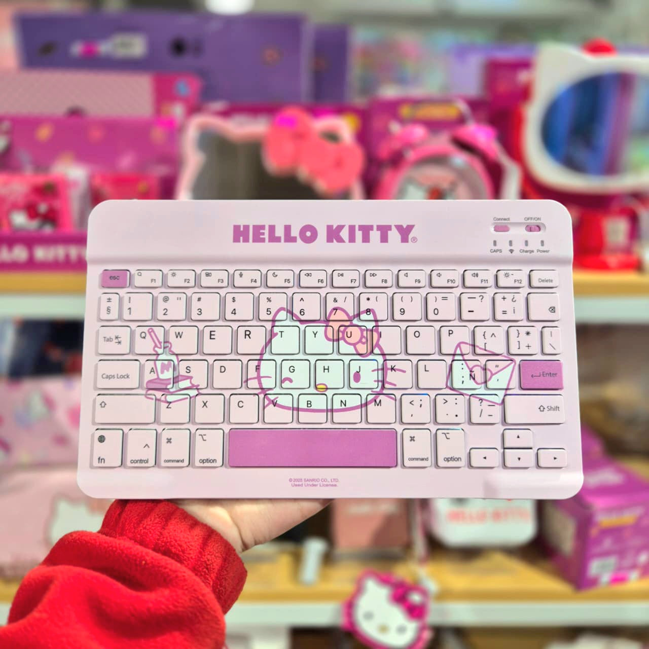 Teclado Hello Kitty Bluetooth