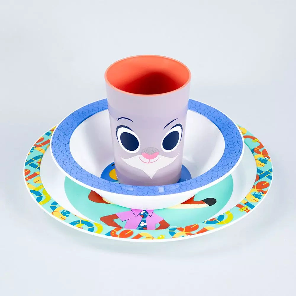 Set 3 Piezas Desayuno PP Zootopia