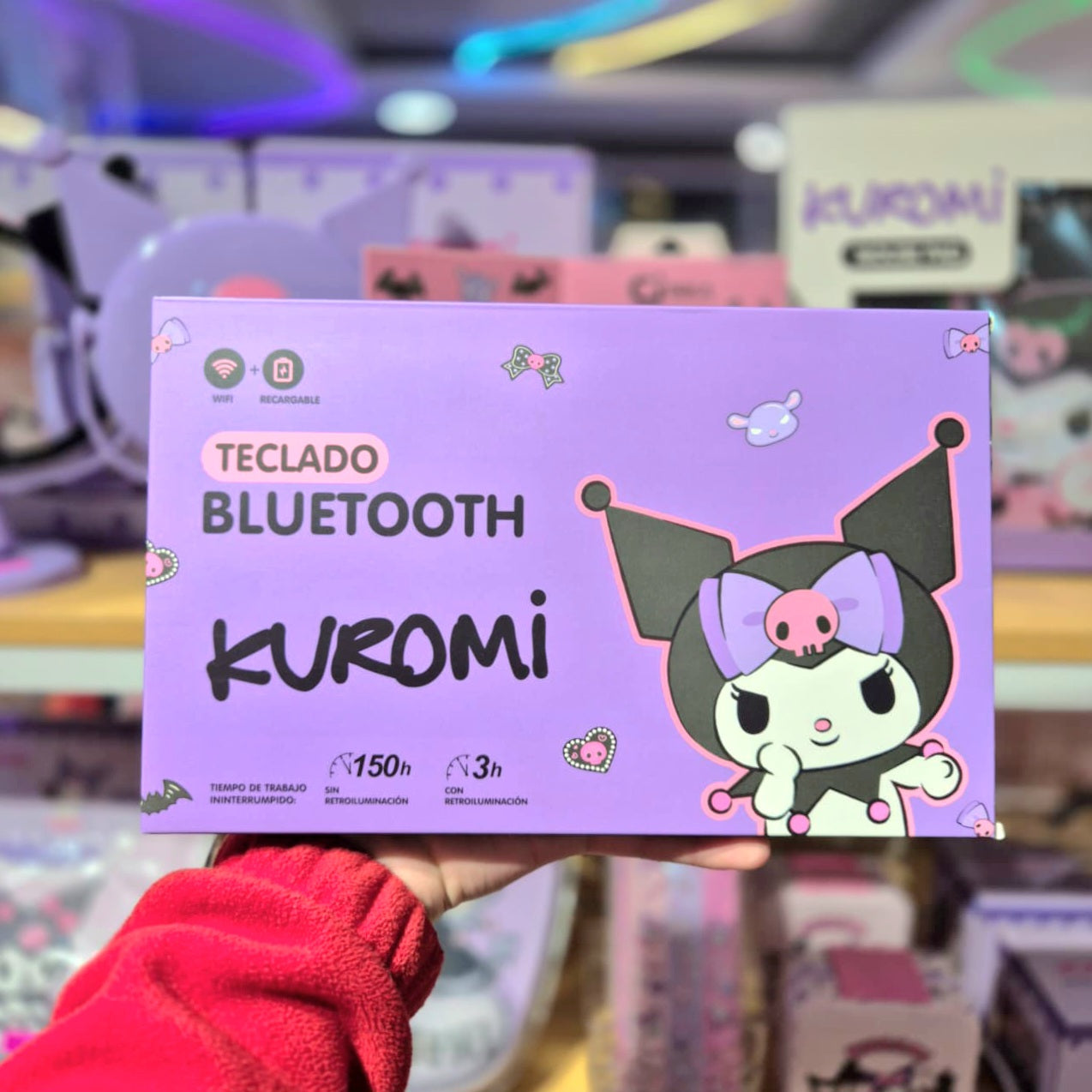 Teclado Kuromi Bluetooth