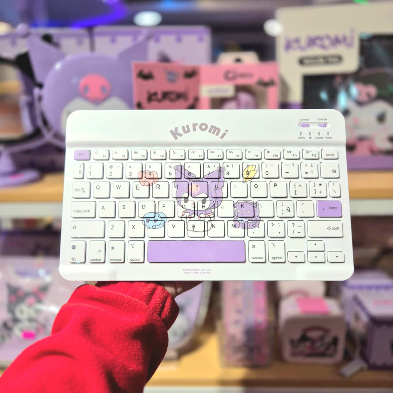 Teclado Kuromi Bluetooth