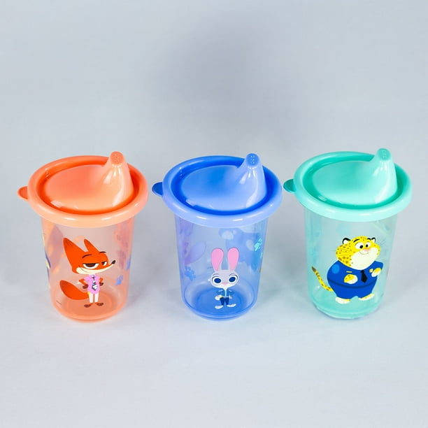 Set 3 Vasos Reusables Zootopia