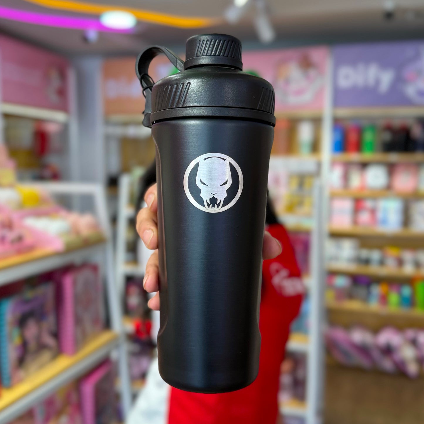 Botella Shaker Black Panther